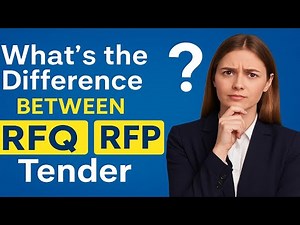 What's the Difference between RFQ vs RFP vs Tender?