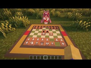 【Minecraft Mod Showcase】Playing Chess with Touhou Little Maid! Maid VS Player in an Epic Chess Match