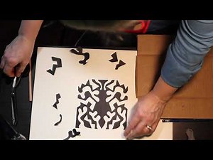 Symmetrical Notan Collage