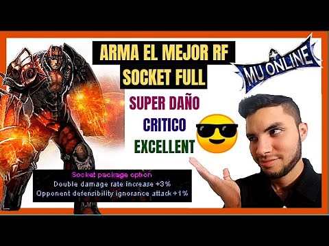 Guia MEJORES SOCKET PVP Para RAGE FIGHTER RF [Castle Siege] y (Duel) Mu Online 2023