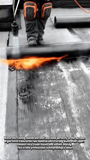 Hot Torch Waterproofing System – Professional Roofing Membrane Installation