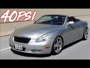 Sleeper 2JZ Lexus SC430 - 40PSI on STOCK ENGINE!