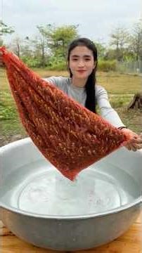 Cooking yummy fried grasshopper recipe