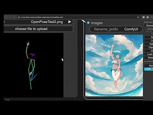 15 How to use OpenPose and ControlNet to control the pose and hand for your comfyUI generation