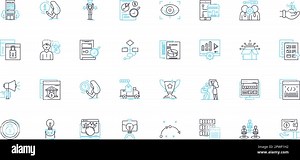 Digital articles linear icons set. Hyperlink, Social media, Blog, E-book, Newsletter, Content, Infographic line vector and concept signs. Podcast,Ad Stock Vector Image & Art - Alamy