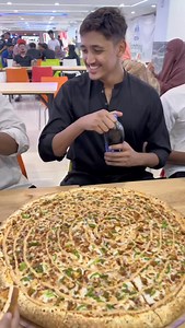 Biggest pizza Challenge #viral #foryou #instadaily #instafood #foryou | Crazy challenges Girl
