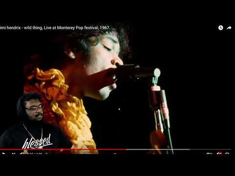 Jimi Hendrix - Wild Thing Live at Monterey Pop festival 1967 REACTION