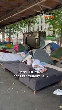 France: les sans-abri souffrent du chaud