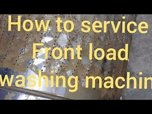 How to service front load washing machin #washer #samsung #service