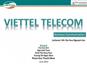 PPT - VIETTEL TELECOM PowerPoint Presentation, free download - ID:1626149