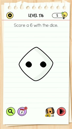 brain test level 176 . 176 level of brain test is solved.