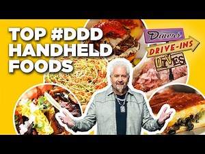Top #DDD Handheld Foods with Guy Fieri Pt. 2 | Diners, Drive-Ins and Dives | Food Network