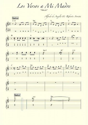 Como tocar LOS VERSOS A MI MADRE “Julio Jaramillo” (Intro-Intermedio) - Video Partitura 🎼