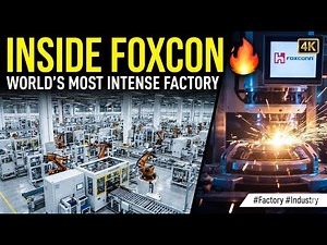 Inside the World’s Most Intense Factory 🔥 Foxconn Industrial | 4K Manufacturing #Factory #Industry