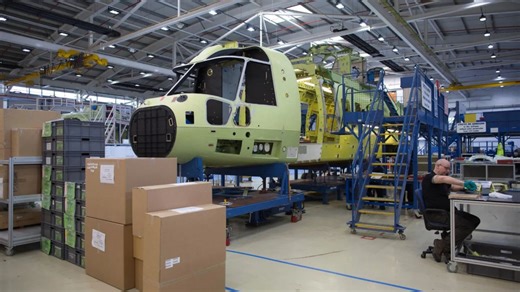 UK’s last military helicopter factory ‘weeks from closure’ with jobs at risk