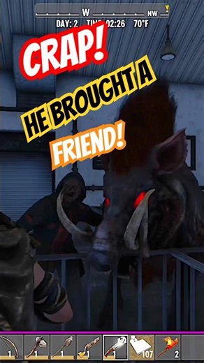 Crap He Brought A Friend!! | 7 Days to Die