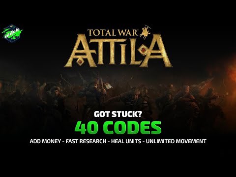 TOTAL WAR - ATTILA Cheats: Add Money, Unlimited Movement, Fast Research, ... | Trainer by PLITCH