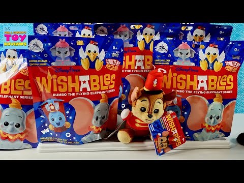 Disney Parks Dumbo Wishables Blind Bag Plush Opening Review | PSToyReviews