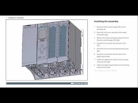 Getting Started SIMATIC S7-1500 (Installing the assembly ).
