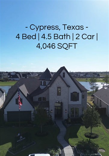 🔥🏡 Luxury multi generational new construction in Cypress, TX This stunning two story home is built for space flexibility and modern living ✨ Perfect for families who want privacy comfort and room to grow 📐 4,046 sq ft of living space 🛏️ 4 bedrooms 🛁 4.5 bathrooms 🏠 Thoughtfully designed for multi generational living 💰 Starting around $849,990 💫 Why this home stands out Spacious open layout with elegant finishes Private suites ideal for guests extended family or home office use Large ente