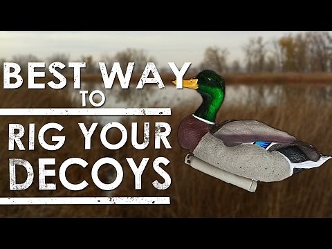 How To Rig Duck Decoys THE BEST WAY (Texas Rig) | The Sticks Outfitter