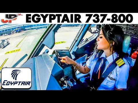 Piloting the Boeing 737 out of Athens | Cockpit Views