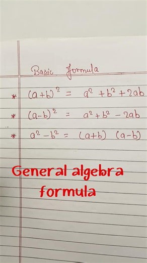 Algebra Formulas for Class 8: Real Life Examples Se Samjho #maths #class8 #formula1 #alzebra