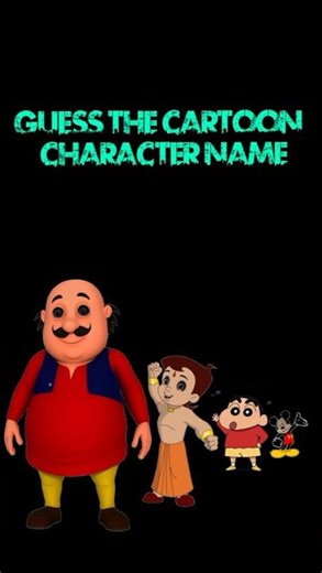 Guess The Cartoon Character👺 #shorts #cartoon #quiz