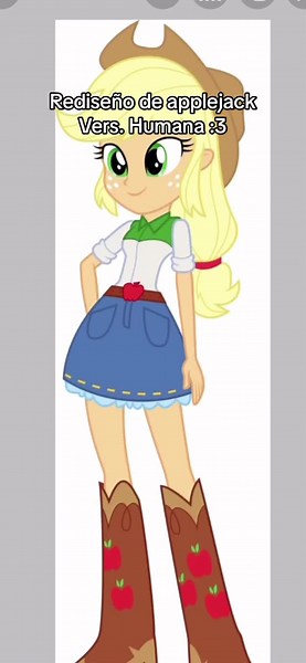 Rediseño de Applejack: Versión Humana y Detalles
