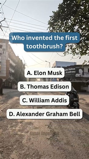 Who thought of the first toothbrush? Brush up on your history! 🪥 #BrainTeaser #Search #PuzzleTime | Kunal Unpuzzled