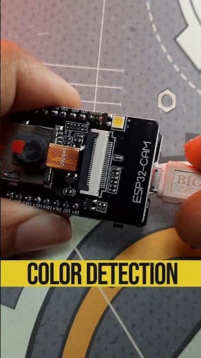 Esp32-cam color detection #iot #arduino
