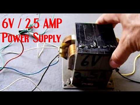 Homemade 6V / 2.5 Amp Power Supply/Battery Charger