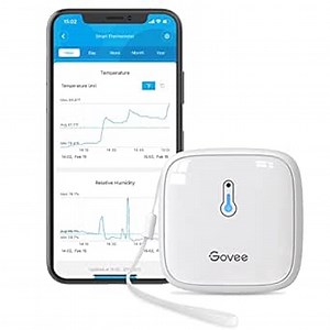 Govee Bluetooth Hygrometer Thermometer, Temperature Gauge Humidity Meter, App Alerts, Free Data Export Storage, Up to 500 Days Battery Life, 230ft Connecting Range for Humidor, Greenhouse