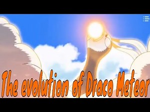 The evolution of Draco Meteor 🎆🎆🎆🎆 in the Pokémon anime