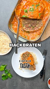 So machst du aus Hackfleisch eine Delikatesse! 😋🍽 Omas Klassiker und Sattmacher: Ofen-Hackbraten. 👉 https://www.einfach-tasty.de/rezepte/einfaches-rezept-hackbraten-aus-dem-ofen-in-cremiger-sauce-familienessen-herzhaft-saftig-92144153.html | Einfach Tasty