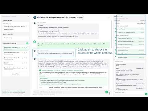 Intelligent Geospatial Data Discovery - U.S. Census Data Discovery Demo