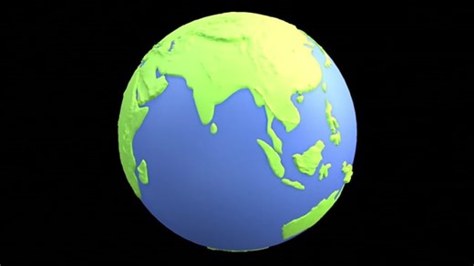 Globe, Earth, 3D. Free Stock Video