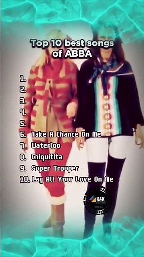 👑 TOP 10 ABBA Songs That Everyone Knows 🎶