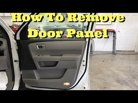 2009 2010 2011 2012 2013 2014 2015 Honda Pilot How to Remove Front Door Panel Removal Take Off