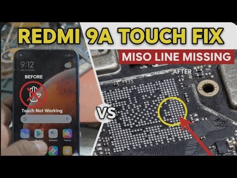 Redmi 9A Touch Not Working | TP SPI MISO Line Missing Solution | CPU Reball 2026