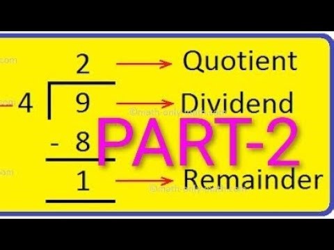 In this video, we learn division for all classes from primary to high school. #maths