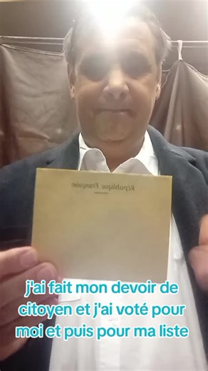 Je vote pour ma liste : Devoir de citoyen