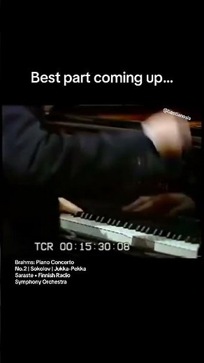 Sokolov owning Brahms epic piano concerto…