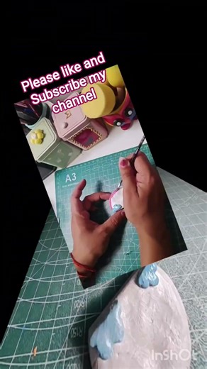 give this a try to cute Polaroid Holder #cutecraft #cute #craft #trending #handmade #clay