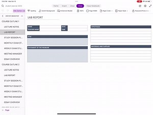 Onenote Student Planner, Onenote Digital Planner, Onenote Template, Project Planner Onenote, Onenote Planner, Onenote Mac Template - Etsy