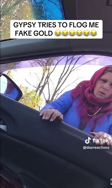 Gypsy Tries to Sell Fake Gold in Dubai