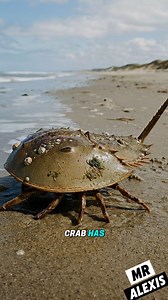 🦀 Horseshoe Crab: The Living Fossil That Has Survived for Hundreds of Millions of Years 🌊🧬 #HorseshoeCrab #LivingFossil #AncientSpecies #OceanLife #fblifestyle | Ms Alexis Discoveries