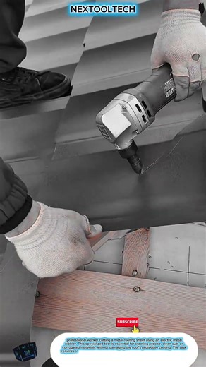 Precision Metal Nibbler for Precise Roofing Sheet Cutting and Professional Metalworking