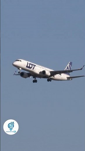 106 Seats of Efficiency ✈️ LOT Embraer 190 SP-LMD at Warsaw | EPWA #Short