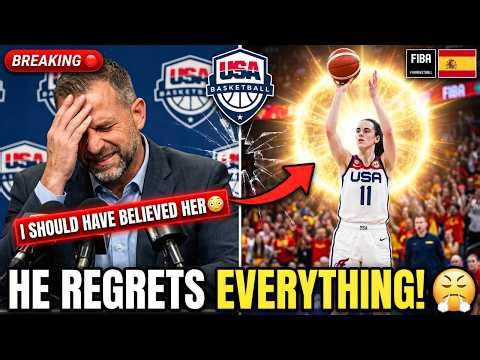 Team USA Coach REGRETS Doubting Caitlin Clark After She DOMINATED Spain at FIBA